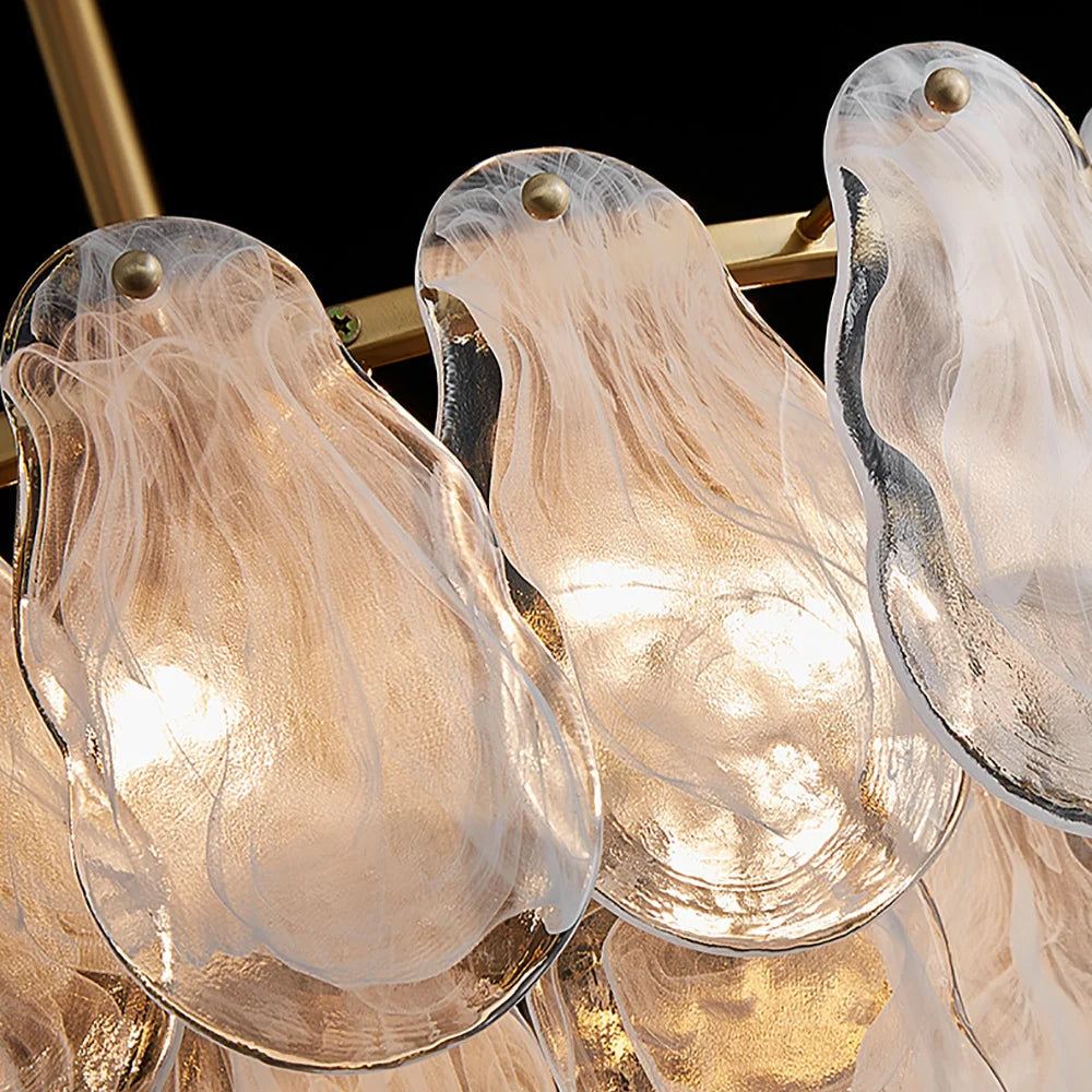Tiered Cloud Glass Chandelier - Sofary Lighting