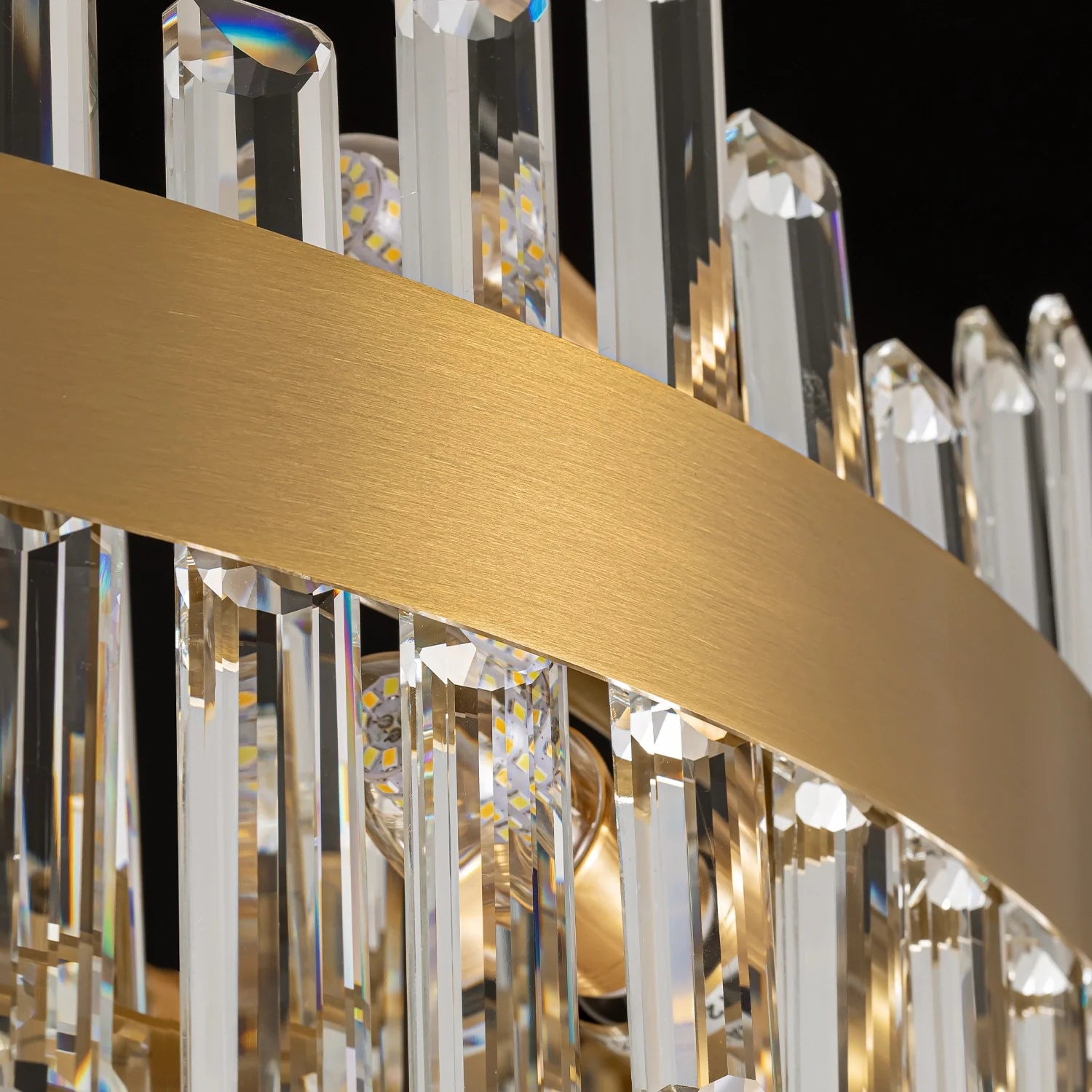 sturdy-frame-of-aurum-luxury-layered-gold-crystal-chandelier-ch470-sofary-lighting