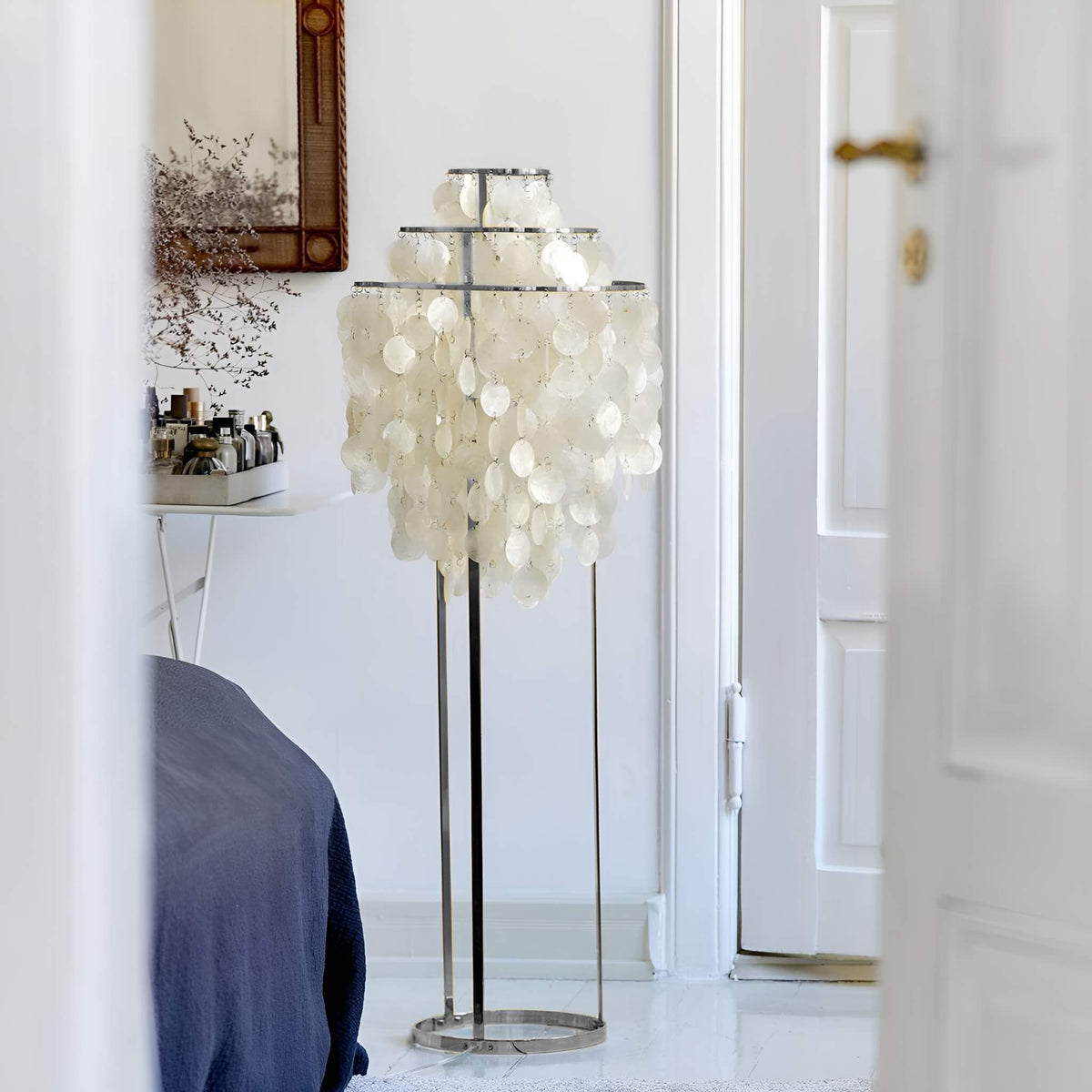 Modern Nordic Seashell Floor Lamp -living-room|Siljoy