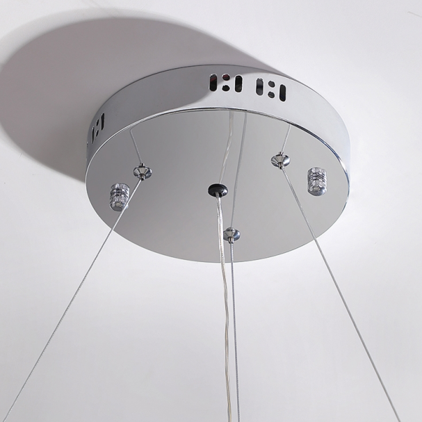 Modern-Chrome-Metal-Frame-Tassel-Two-Ring-Chandelier-Flush-Mount