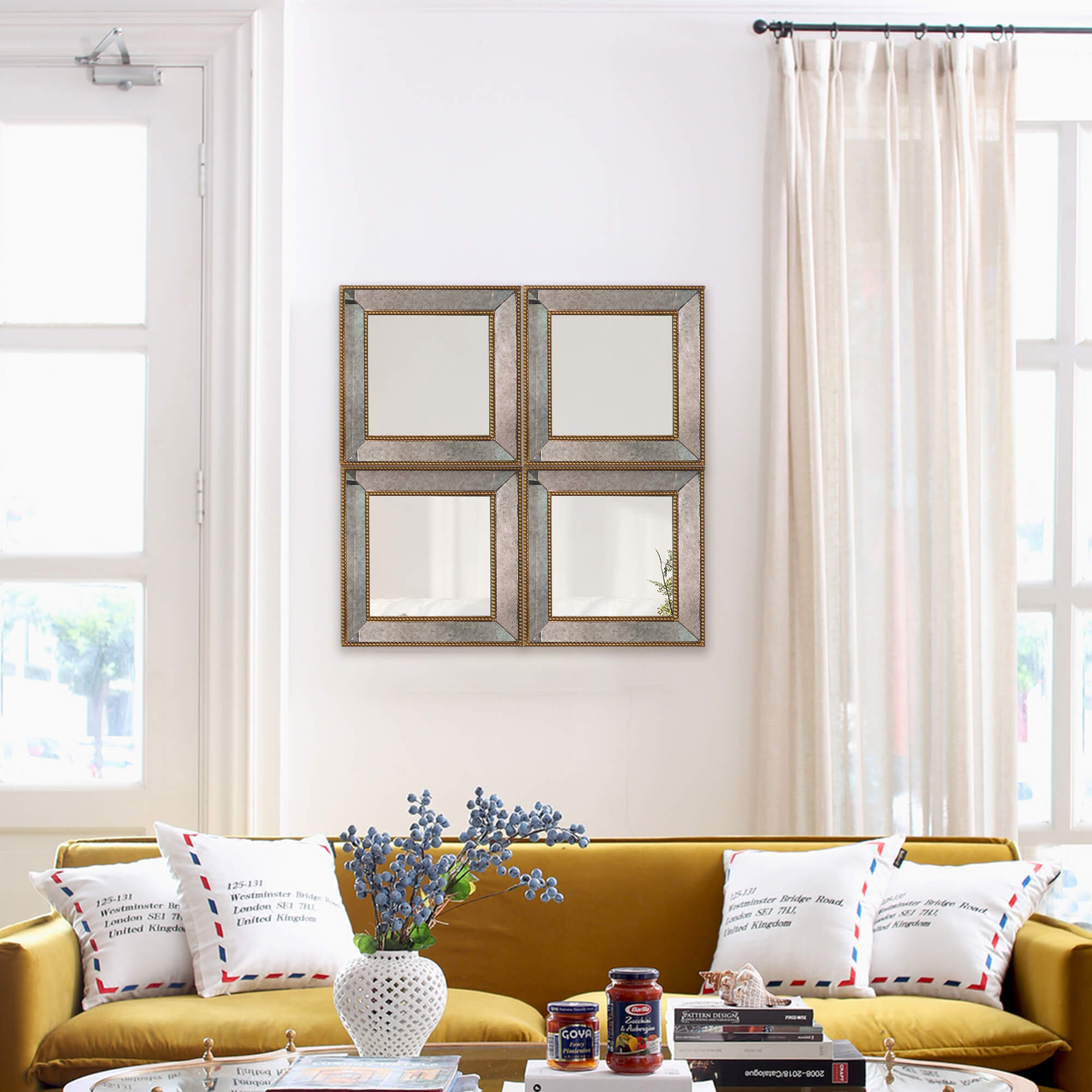 Vintage-Square-Distressed-Metal-Frame-Wall-Mirror