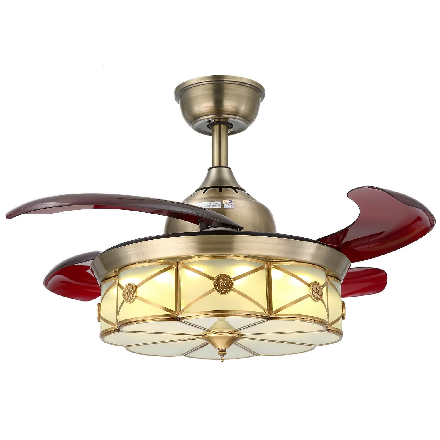 MOOONI-Ceiling-Fan-Chandelier-Bronze-Retractable-Vintage-Fandelier