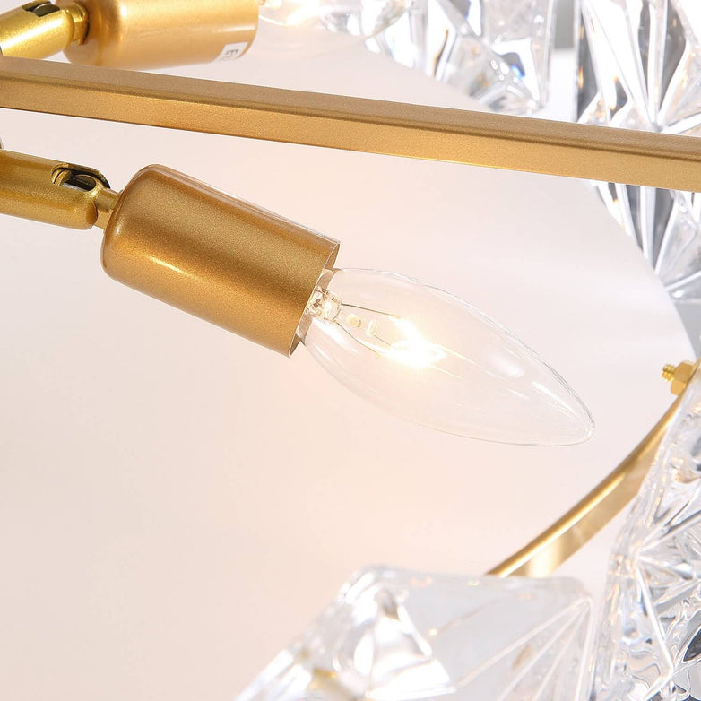 Modern-Gold-Metal-Frame-Crystal-Chandelier-Glass-Pendant-Light-E12-Bulb