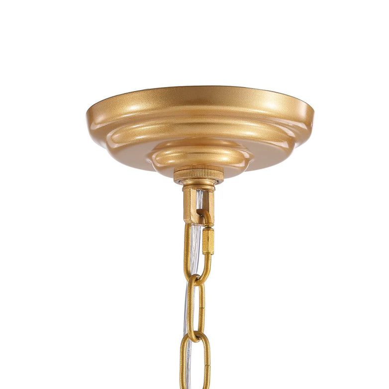Modern-Gold-Metal-Frame-Crystal-Chandelier-Glass-Pendant-Light-Flush-Mount