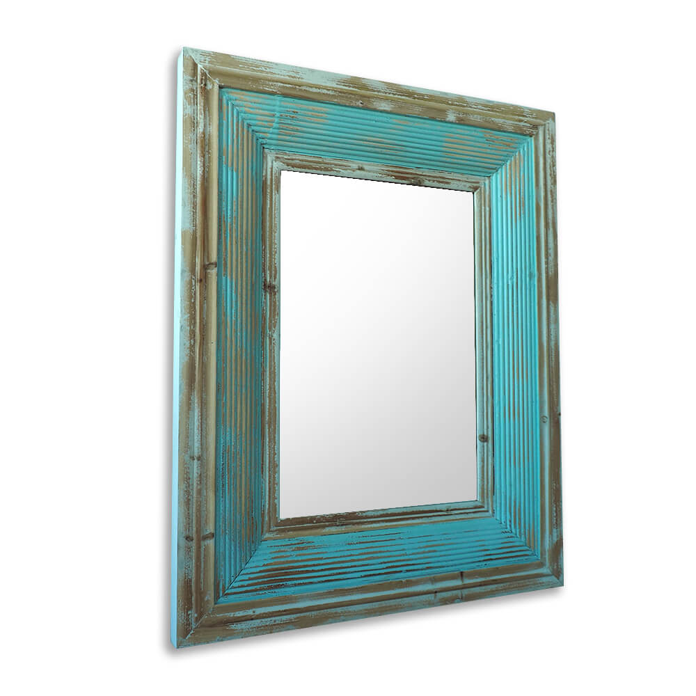Vintage-Old-Wood-Rectangular-Metal-Frame-Wall-Mirror