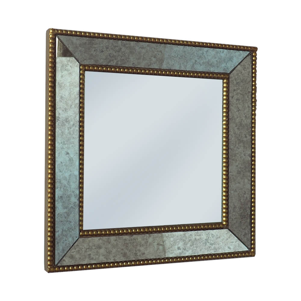 Vintage-Square-Distressed-Metal-Frame-Wall-Mirror