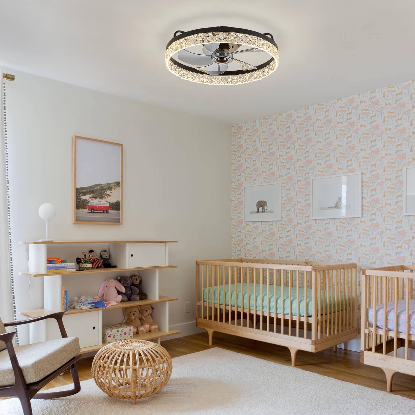 Luxury Shining Diamond Ring Fandelier