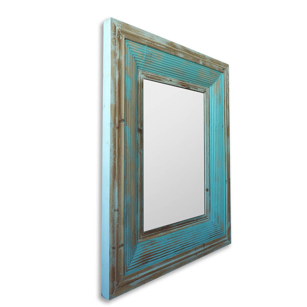 Vintage-Old-Wood-Rectangular-Metal-Frame-Wall-Mirror