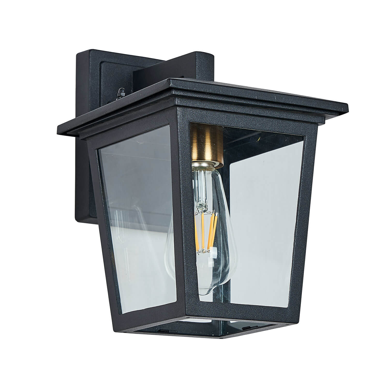 Rustic-Matte-Black-Metal-Frame-Outdoor-Wall-Sconce