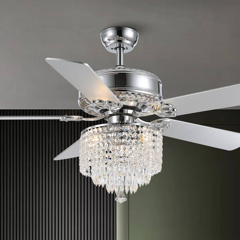 MOOONI-Ceiling-Fan-Light-Chrome-Tapered-Octagonal-Beads-Best-Fandelier-52“