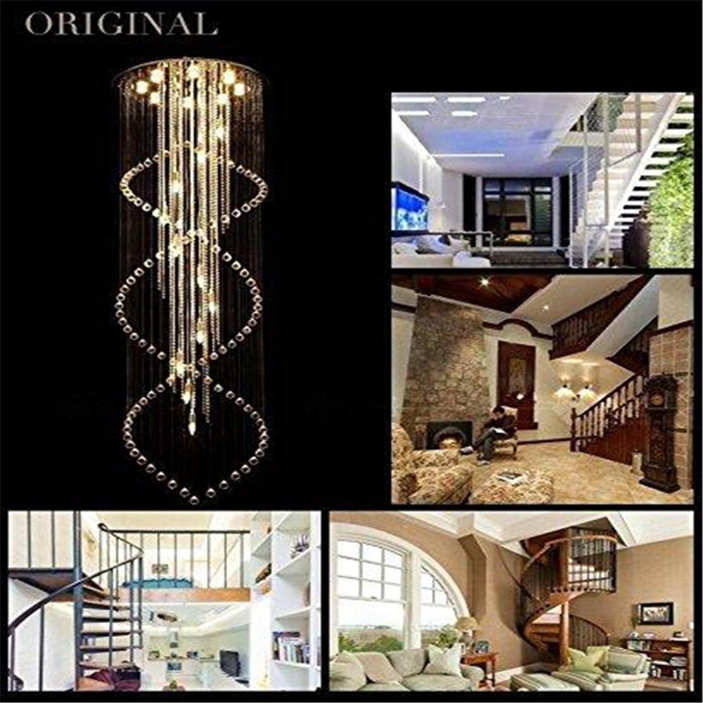 MOOONI-Modern-Chrome-Double-Spiral-Crystal-Chandelier-Staircase