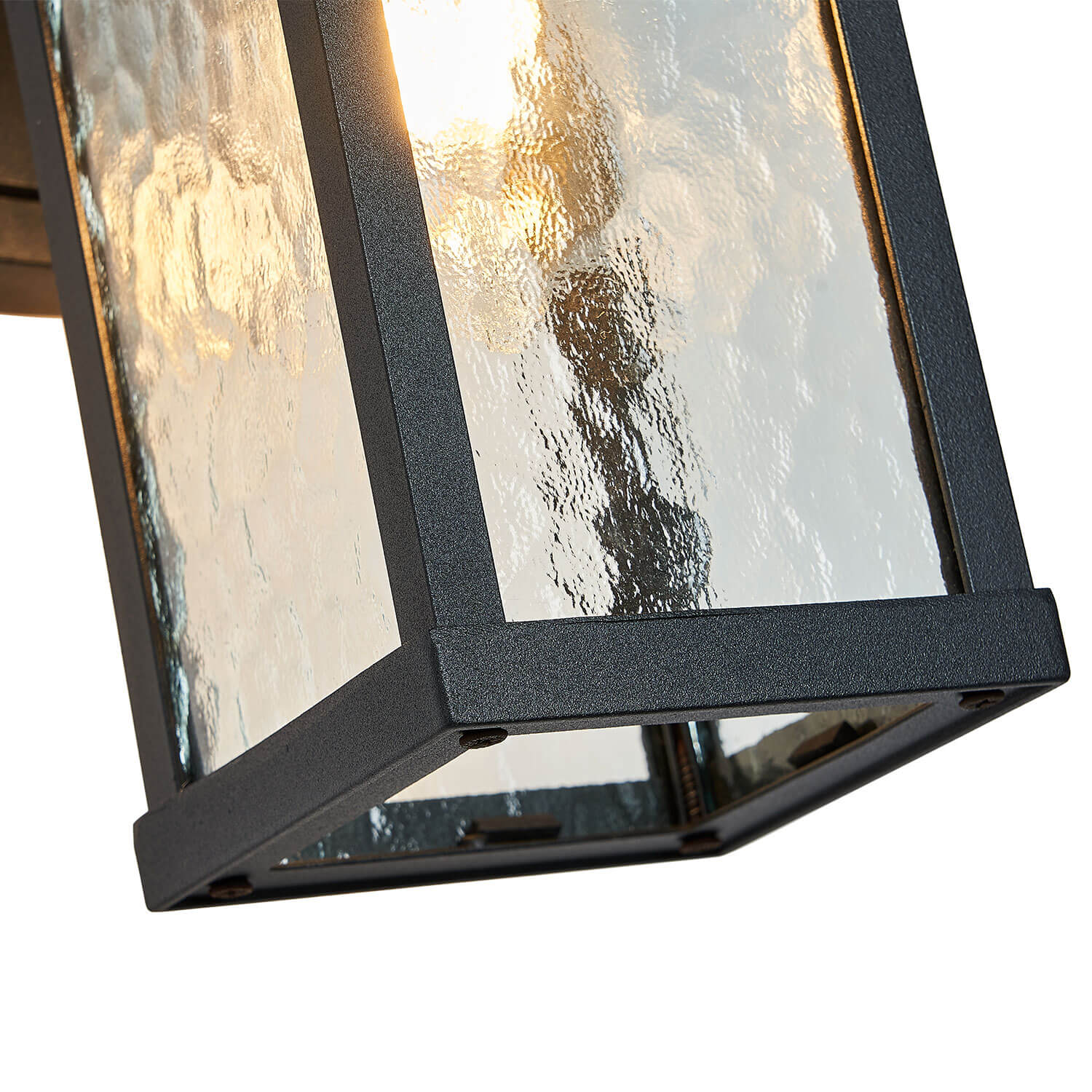 Farmhouse-Matte-Black-Frosted-Glass-Lampshade-Outdoor-Wall-Lamp