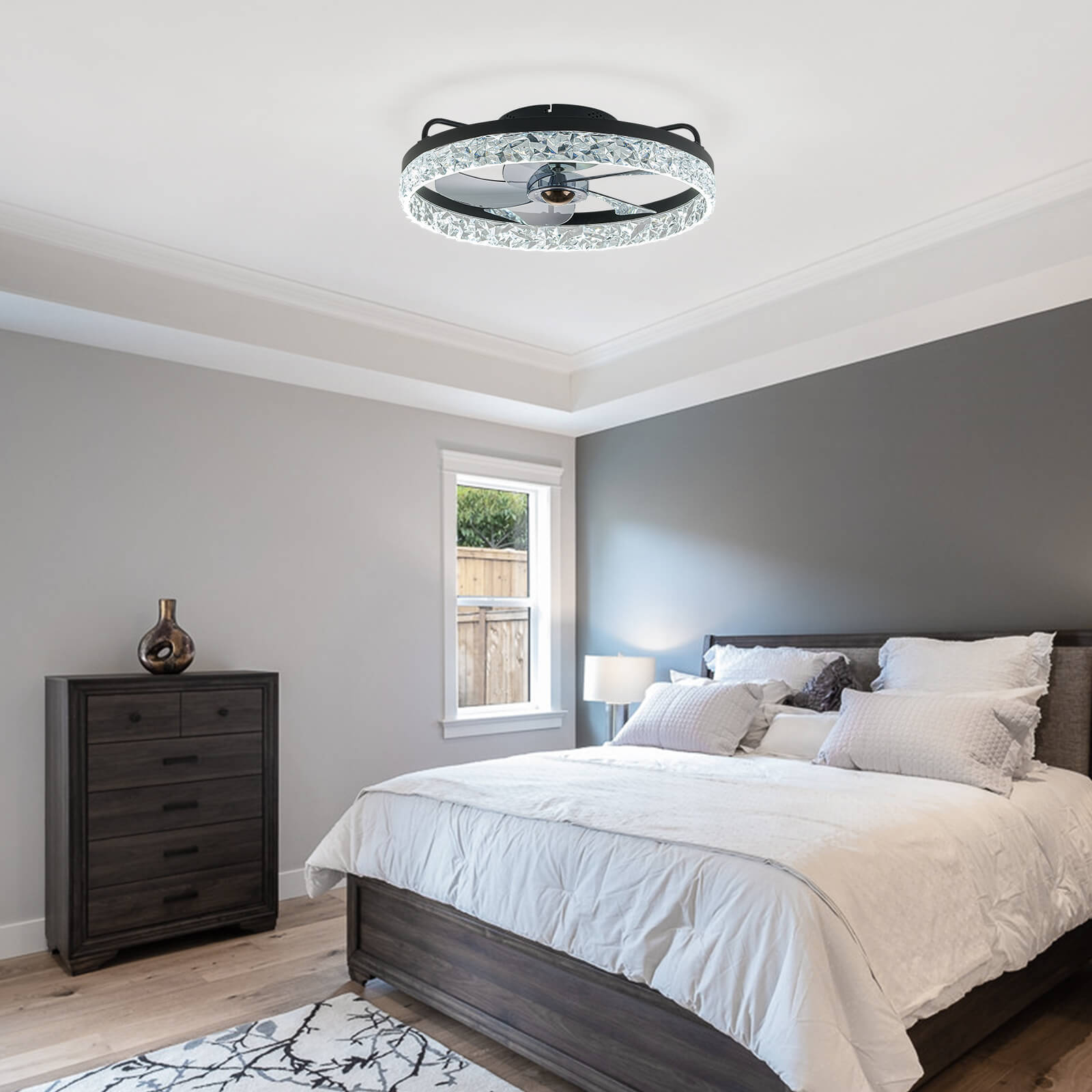 Luxury Shining Diamond Ring Fandelier