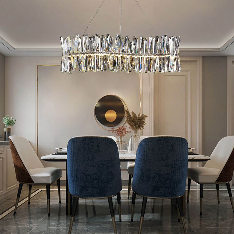 S-shaped Crystal Chandelier