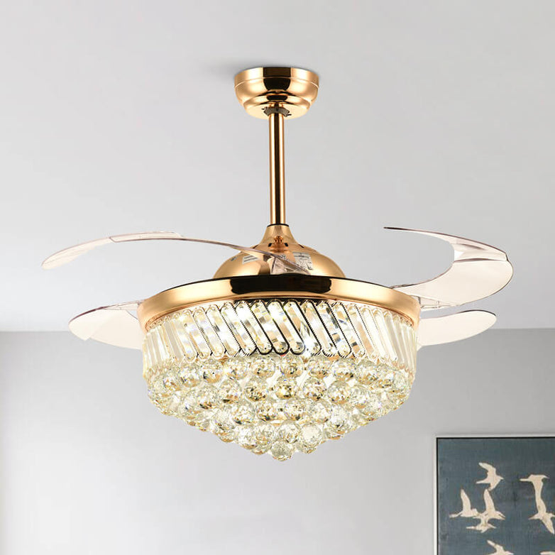 MOOONI-Gold-Ceiling-Fan-Chandelier-Retractable-Fandelier-LED-Light