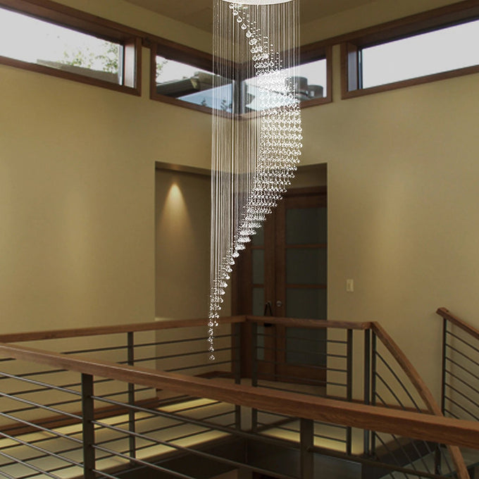 Modern-Chrome-Moon-Shaped-Spiral-Raindrop-Crystal-Chandeler-Staircase