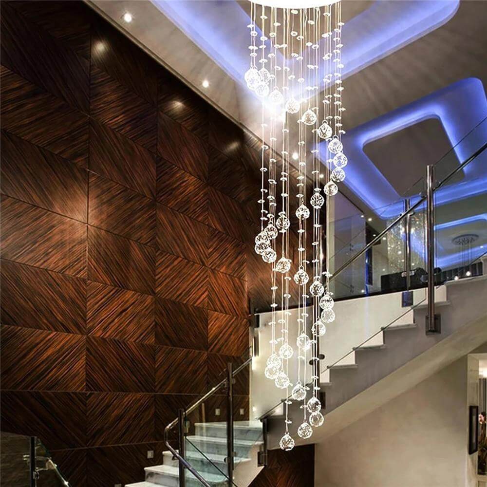MOOONI-Raindrop-Spiral-Crystal-Chandelier-Staircase