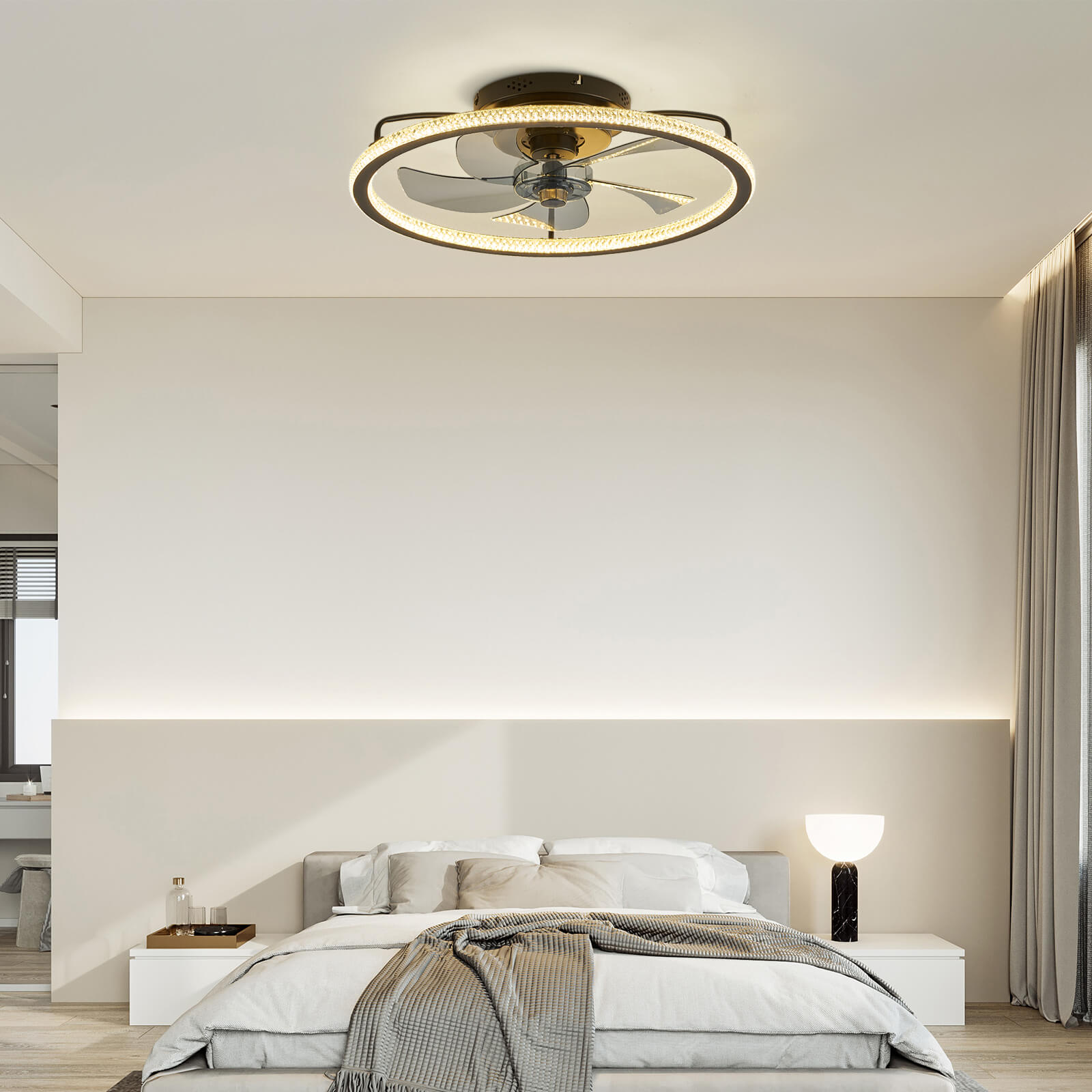 Minimalism Sparkling Diamond Fandelier