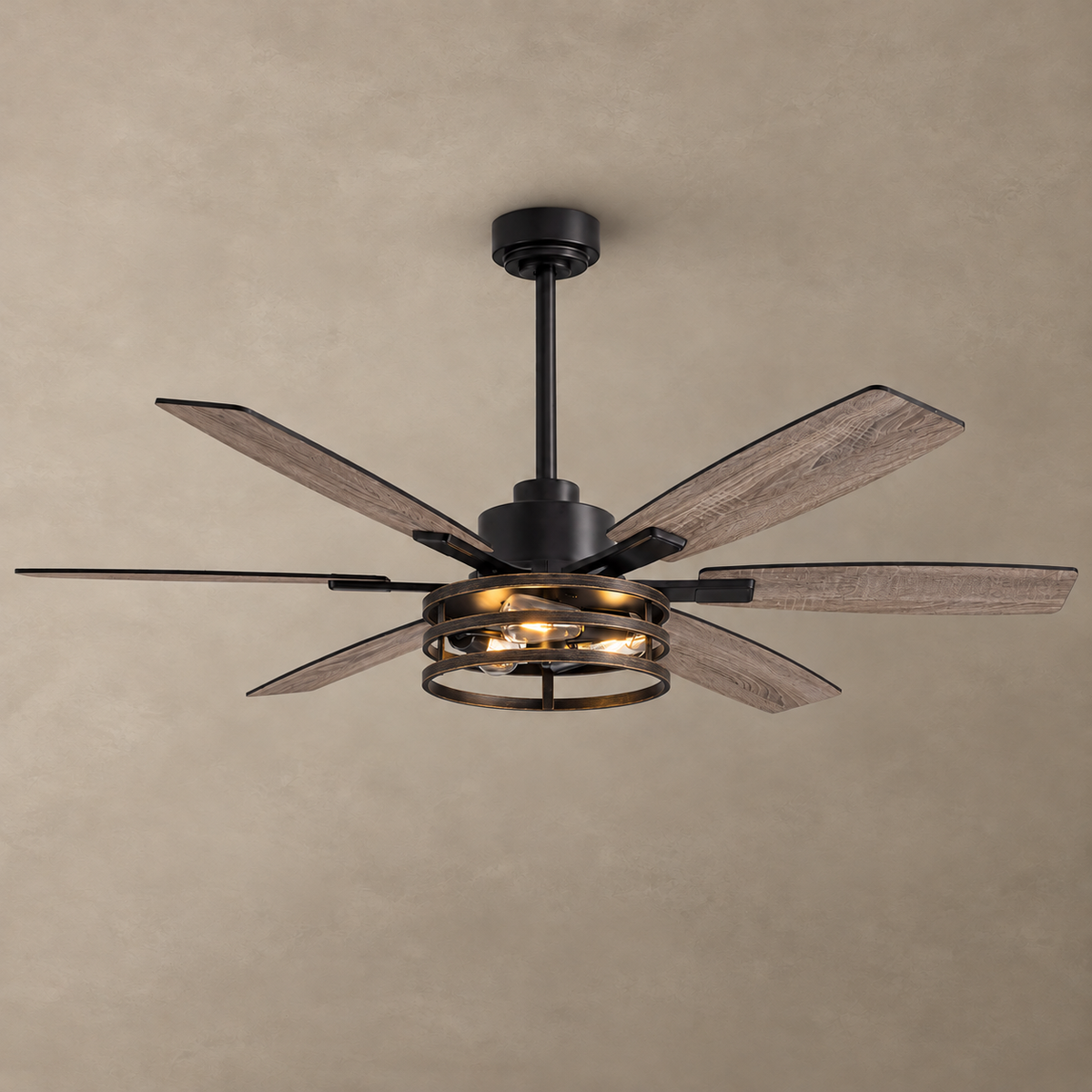 Orokin 60-In Farmhouse Caged Ceiling Fan