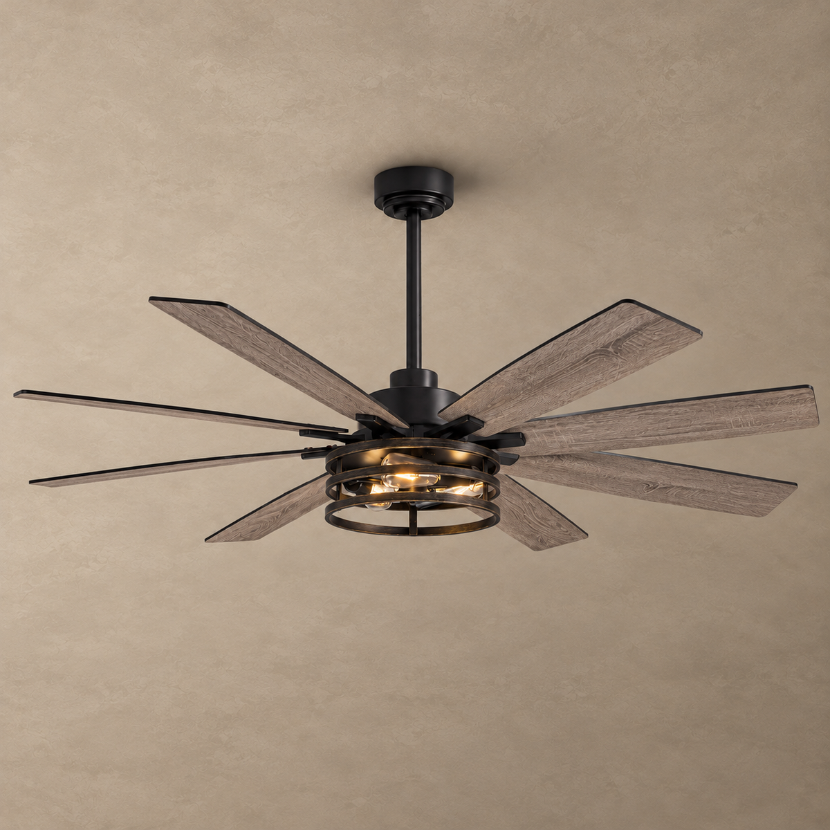 Orokin 60-In Farmhouse Caged Ceiling Fan