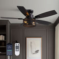 brise-46-farmhouse-rustic-black-cage-flush-mount-ceiling-fan-with-lights-remote-for-bedroom-living-room-main-2