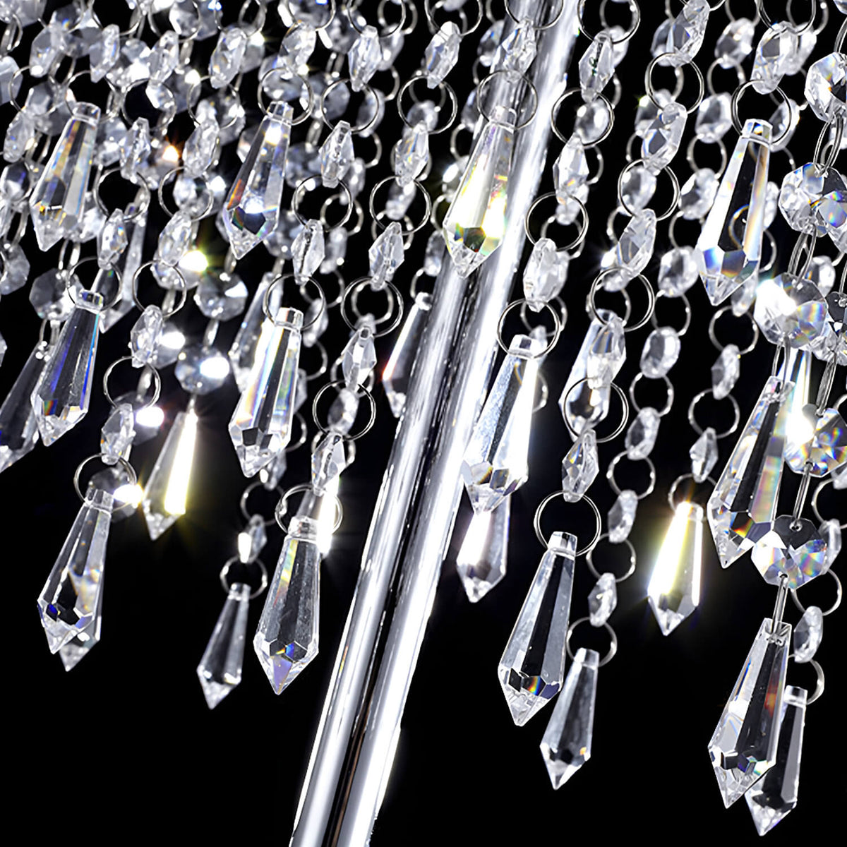 Crystal Floor Lamp for Bedroom Vertical Glass Square Lamp-details-1 | Siljoy