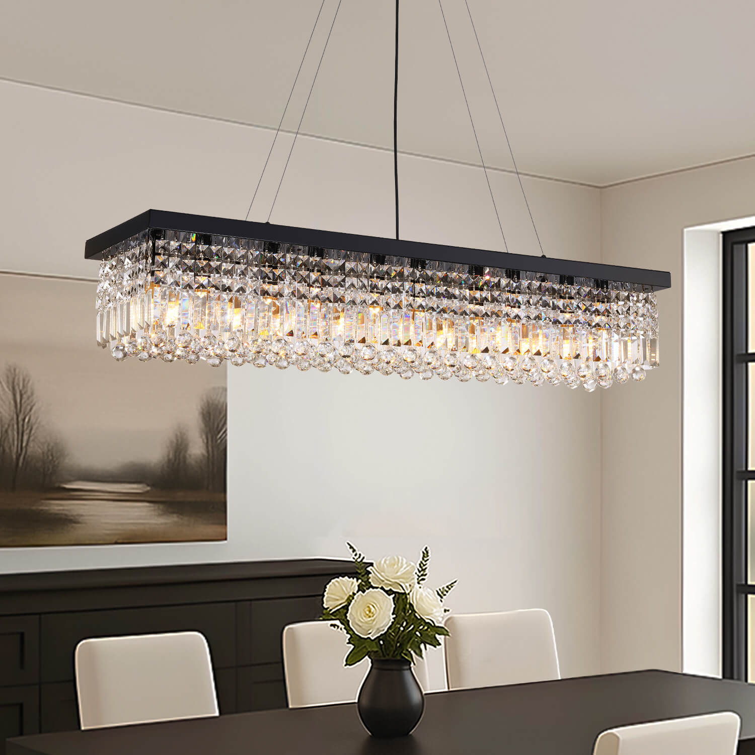 modern-elegance-raindrop-crystal-rectangular-black-chandelier-for-dining-room-kitchen-island-and-living-room-Siljoy-lighting-ch001-20250617-12