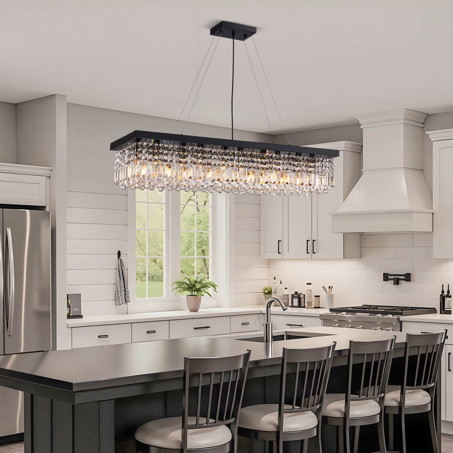 modern-elegance-raindrop-crystal-rectangular-black-chandelier-for-dining-room-kitchen-island-and-living-room-Siljoy-lighting-ch001-20250617-5