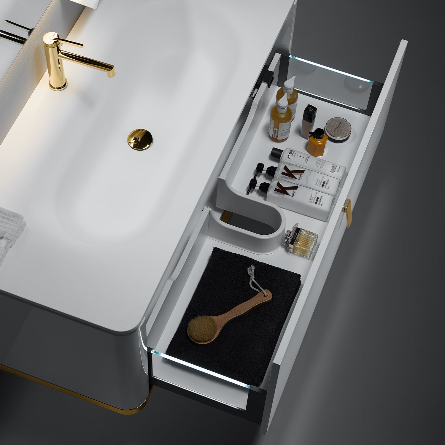 modern-luxury-white-floating-bathroom-vanity-integrated-basin-brushed-gold-hardware-bv011-250728-5