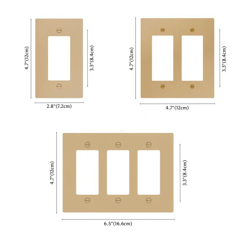 the-brass-3-way-rotary-dimmer-switch-1-to-3-gang-dimension | Sofary Lighting
