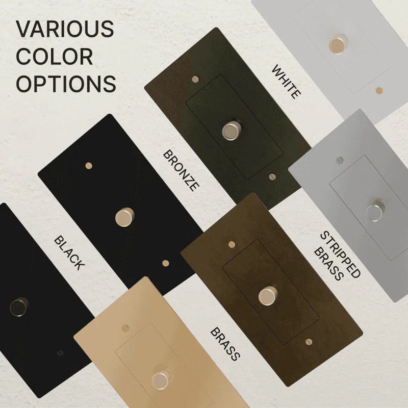 the-brass-3-way-rotary-dimmer-switch-seven-colors | Sofary Lighting