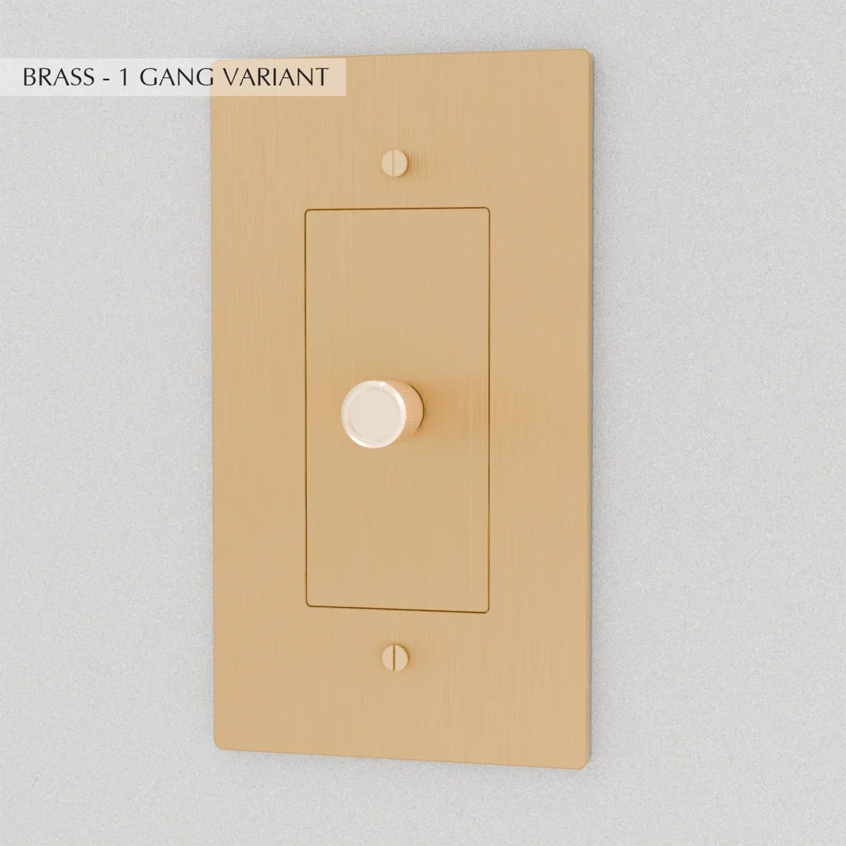 the-brass-dimmer-switch-1-gang-brass | Sofary Lighting