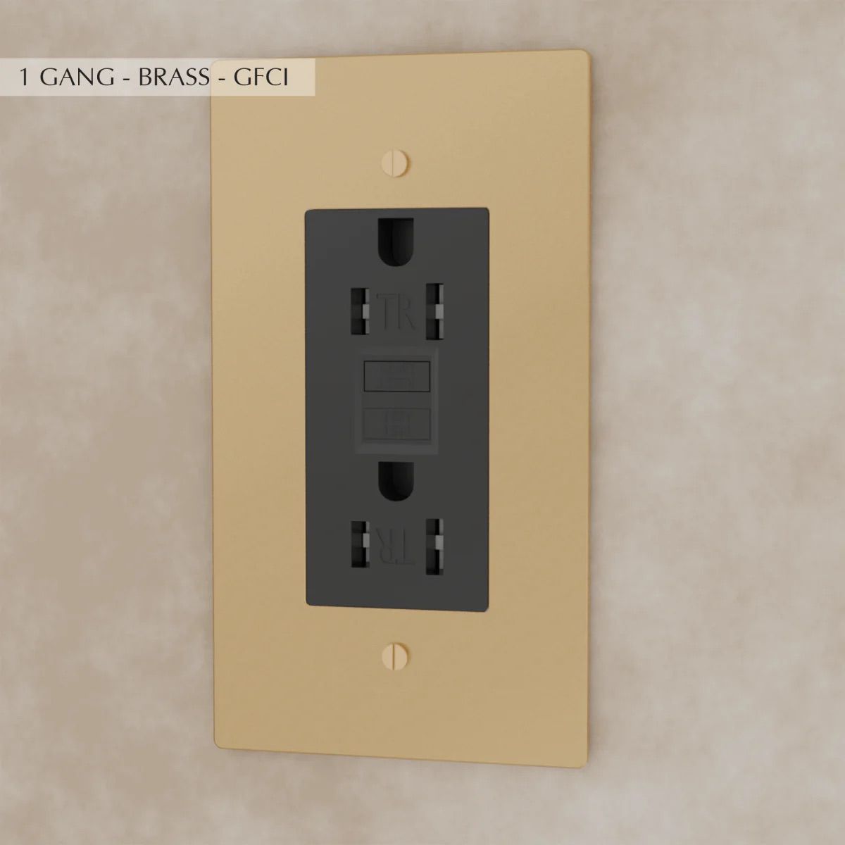 the-brass-outlet-brass-gfci-1-gang | Sofary Lighting