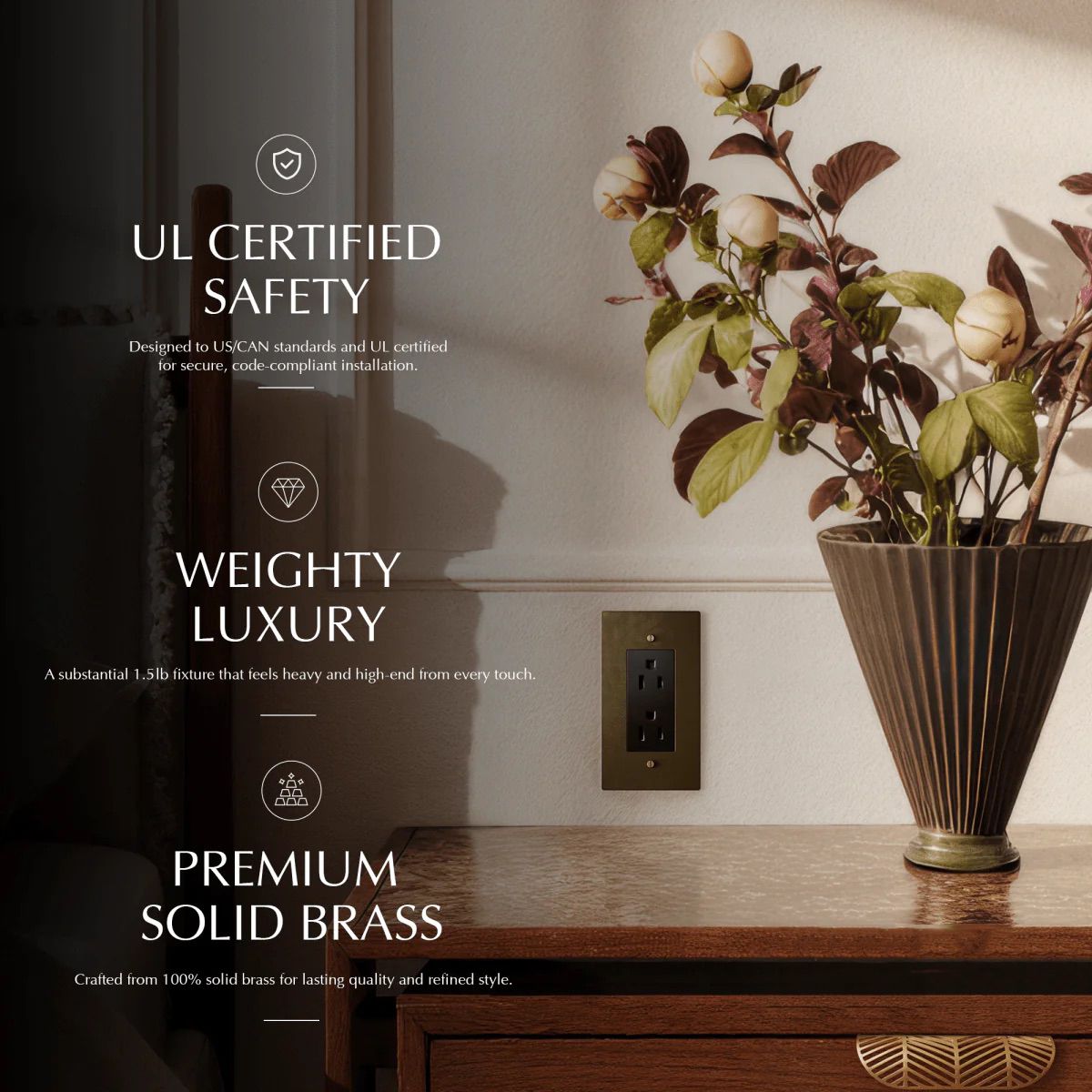 the-brass-outlet-flower | Sofary Lighting