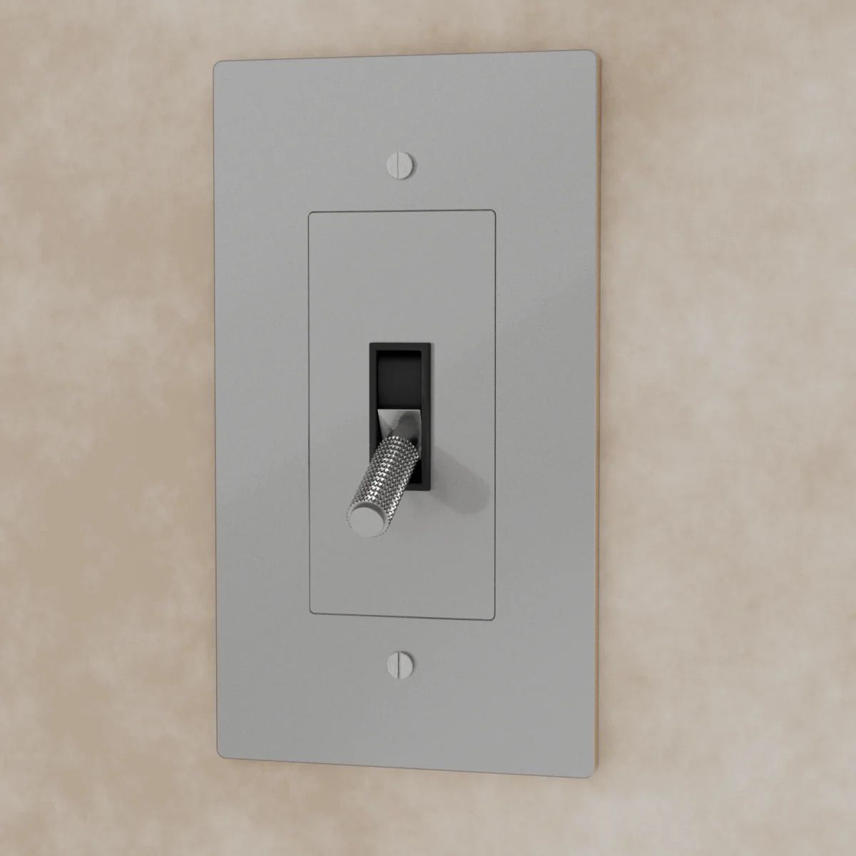 the-brass-toggle-switch-stainless-steel-1-gang | Sofary Lighting