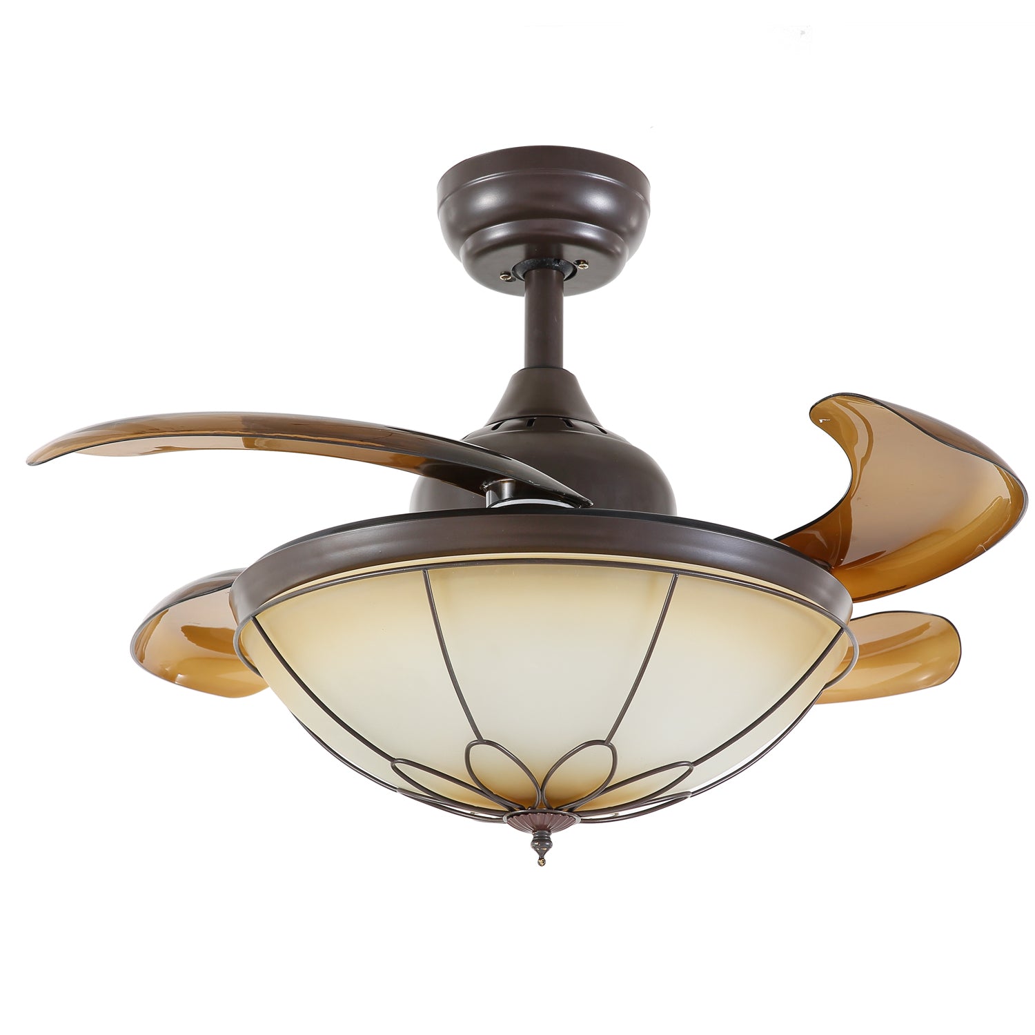 MOOONI-Ceiling-Fan-Chandelier-Matte-Black-Rustic-Fandelier-Light-Blades-Open