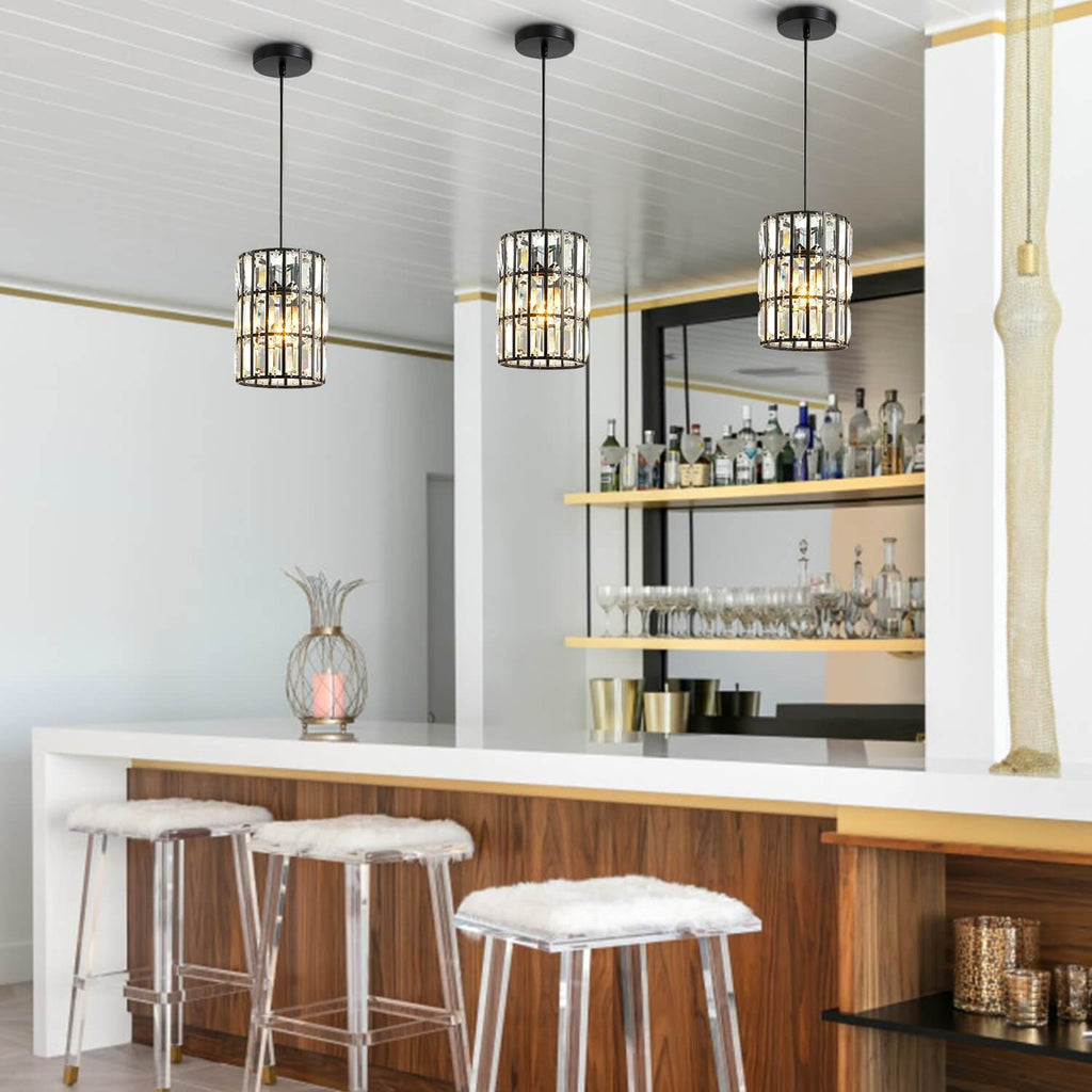 MOOONI-Modern-Chrome-Line-Crystal-Pendant-Light-Kitchen-Island