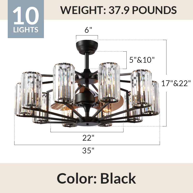 Chicago Wheel | 2023-Edition Decorative Luxury Mid-Century Modern Chandelier