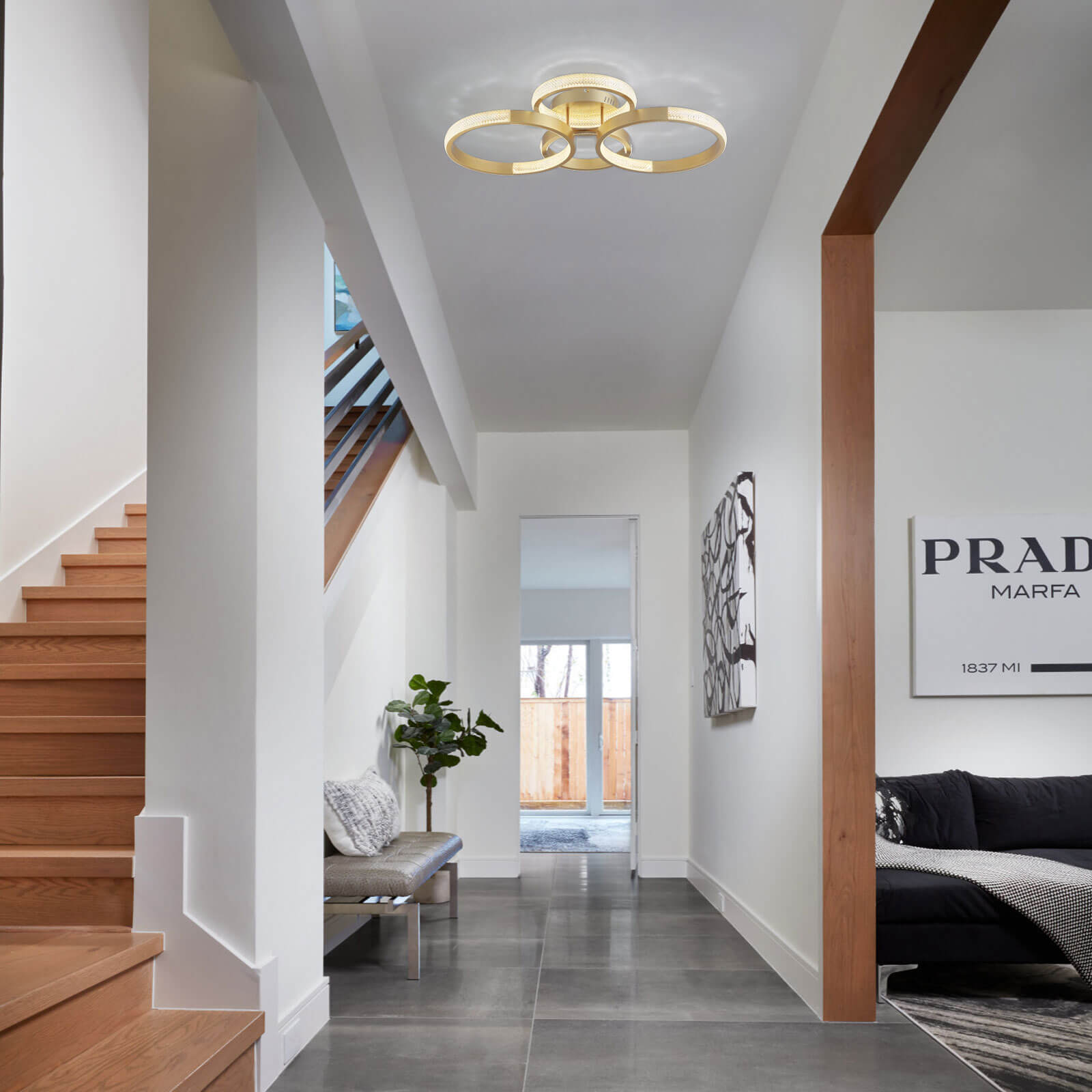 Modern-Gold-Round-Crystal-Multi-Ring-Ceiling-Light