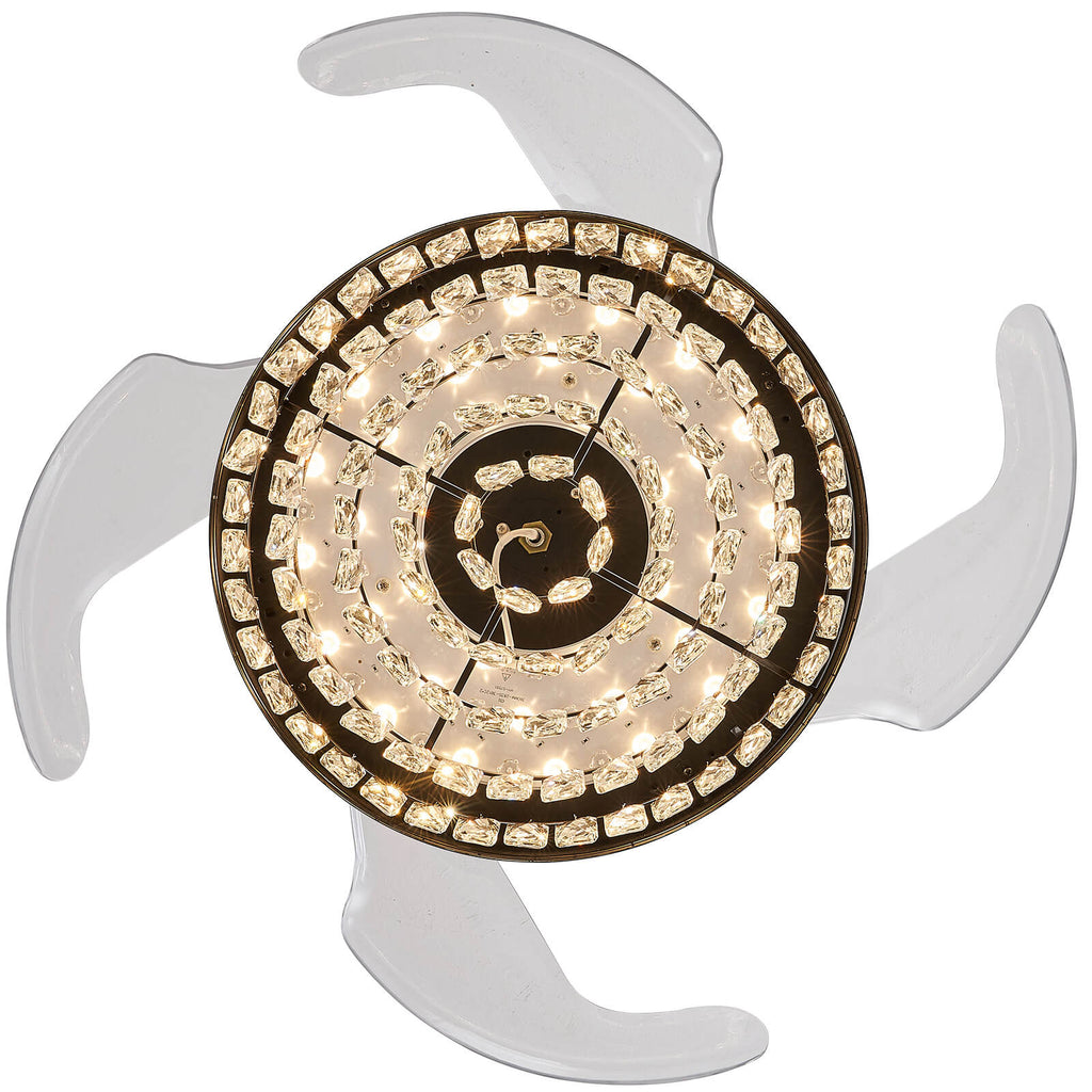 Top Rated Matt Black Retractable Crystal Fandelier