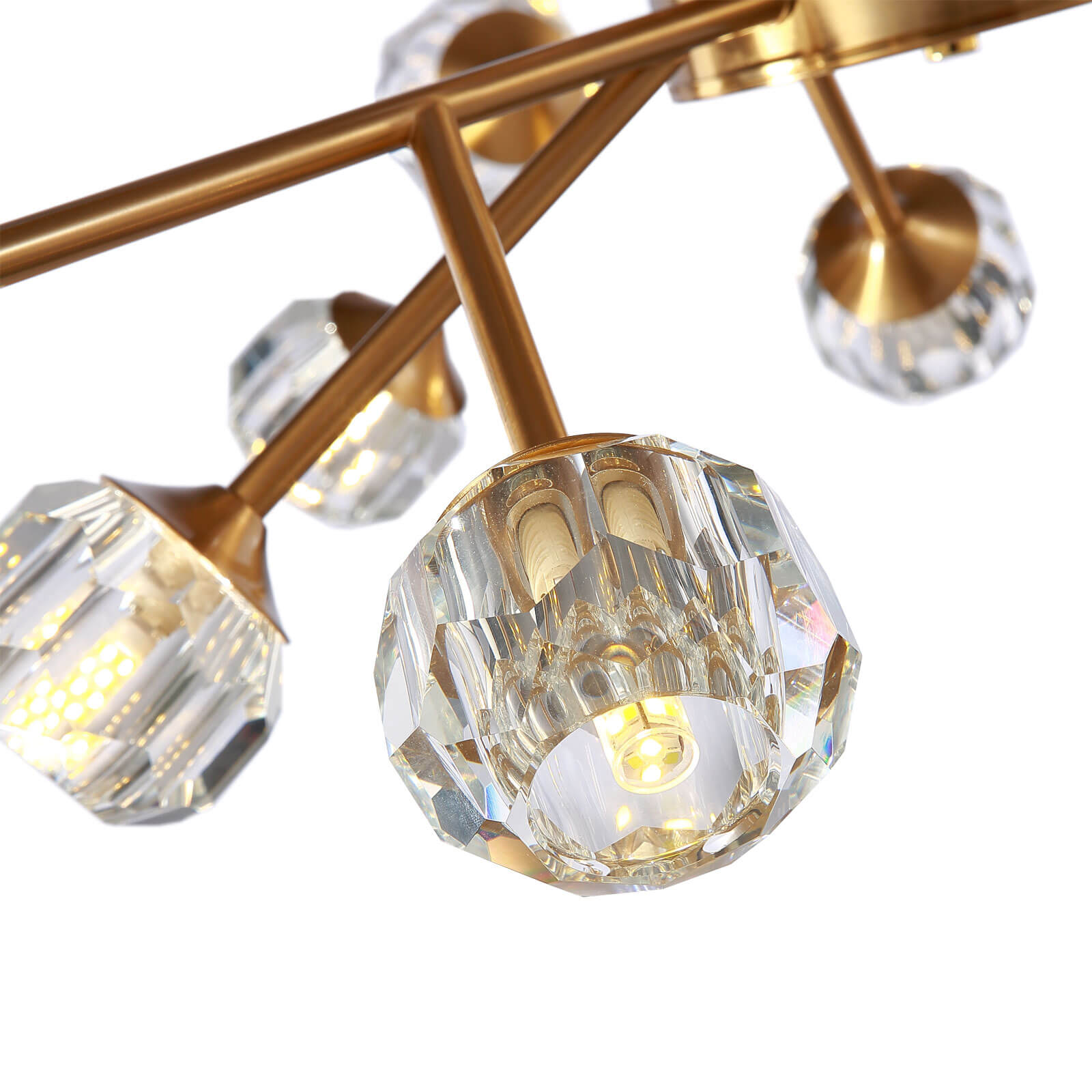 MOOONI-Ceiling-Fan-Chandelier-Vintage-Bronze-Sputnik-Crystal -Fandelier-9-Lights