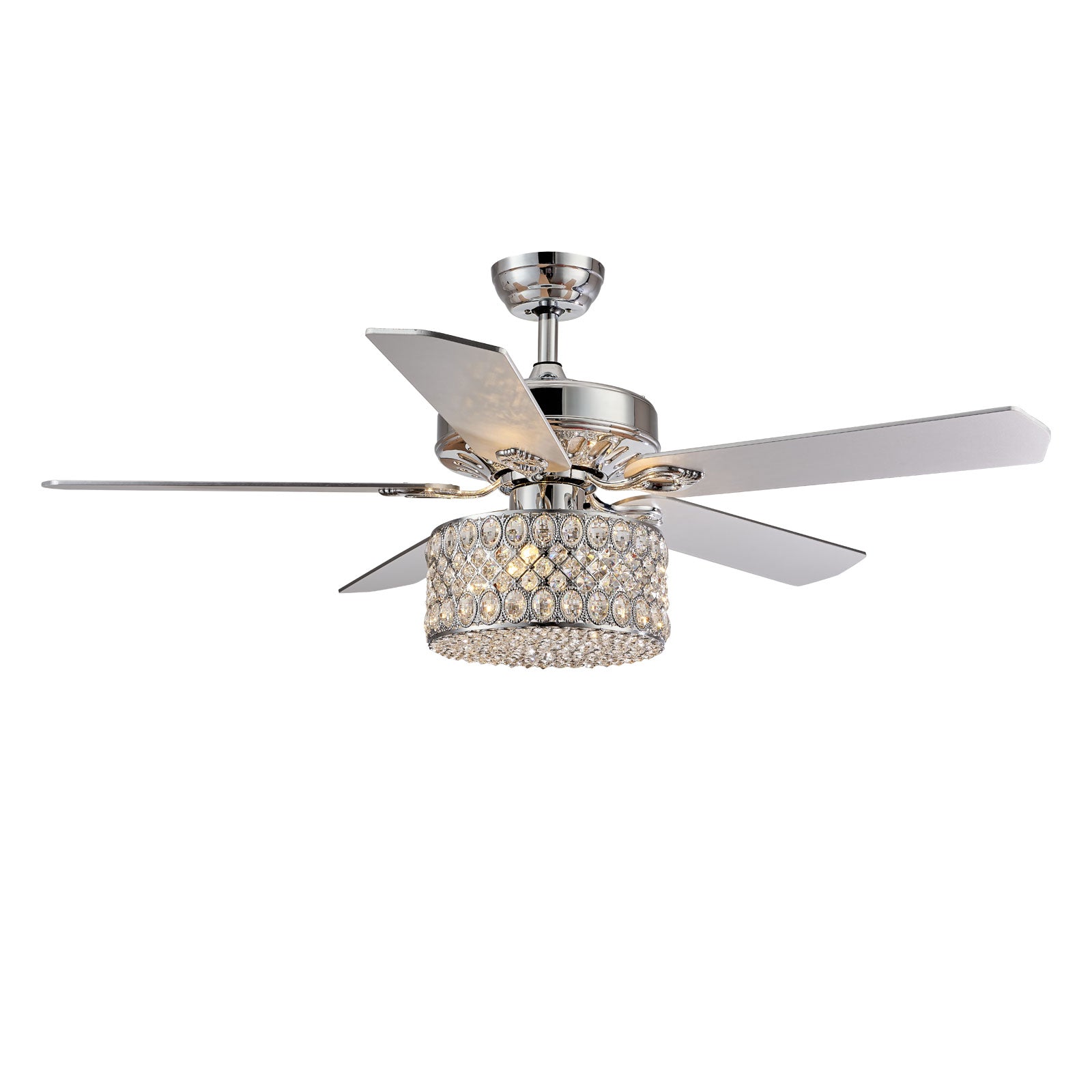 MOOONI-Ceiling-Fan-Light-Chrome-Vintage-Double-Oval-Triple-Octagonal-Beads-Crystal-Fandelier-50“
