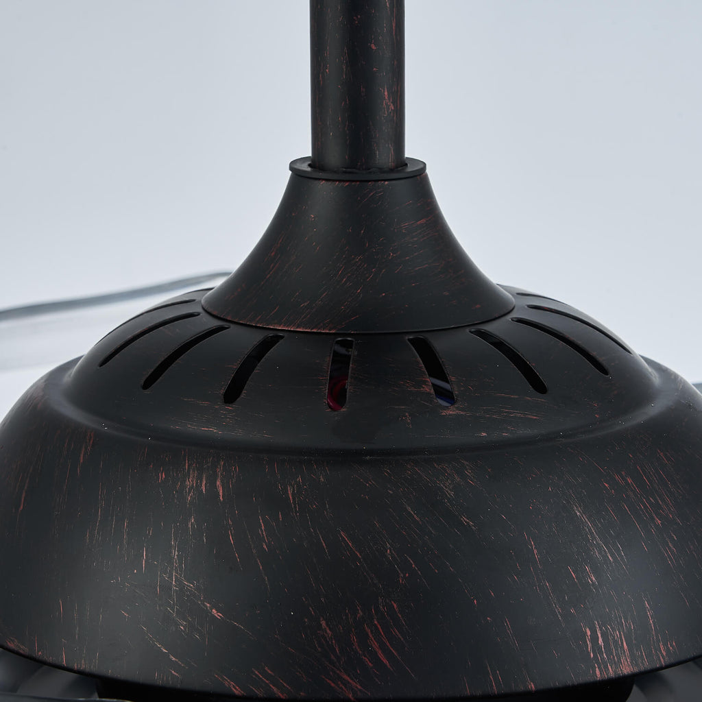 Newly-Upgraded Oil-Rubbed Bronze Vintage Crystal Fandelier