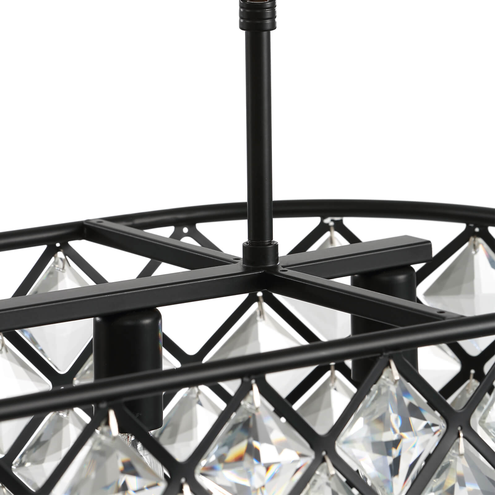 MOOONI-Vintage-Oval-Rectangular-Matte-Black-Crystal-Chandelier-Shape