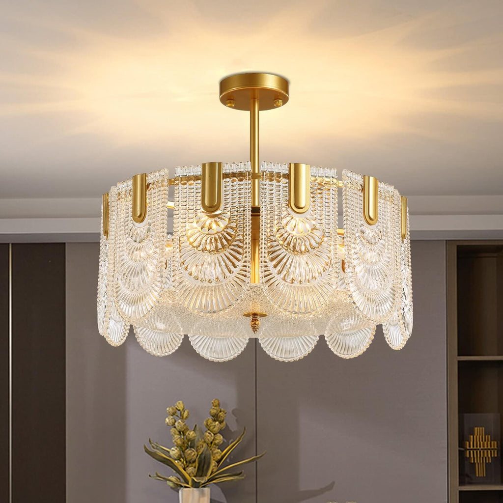 Modern-Gold-Round-Crystal-Chandelier