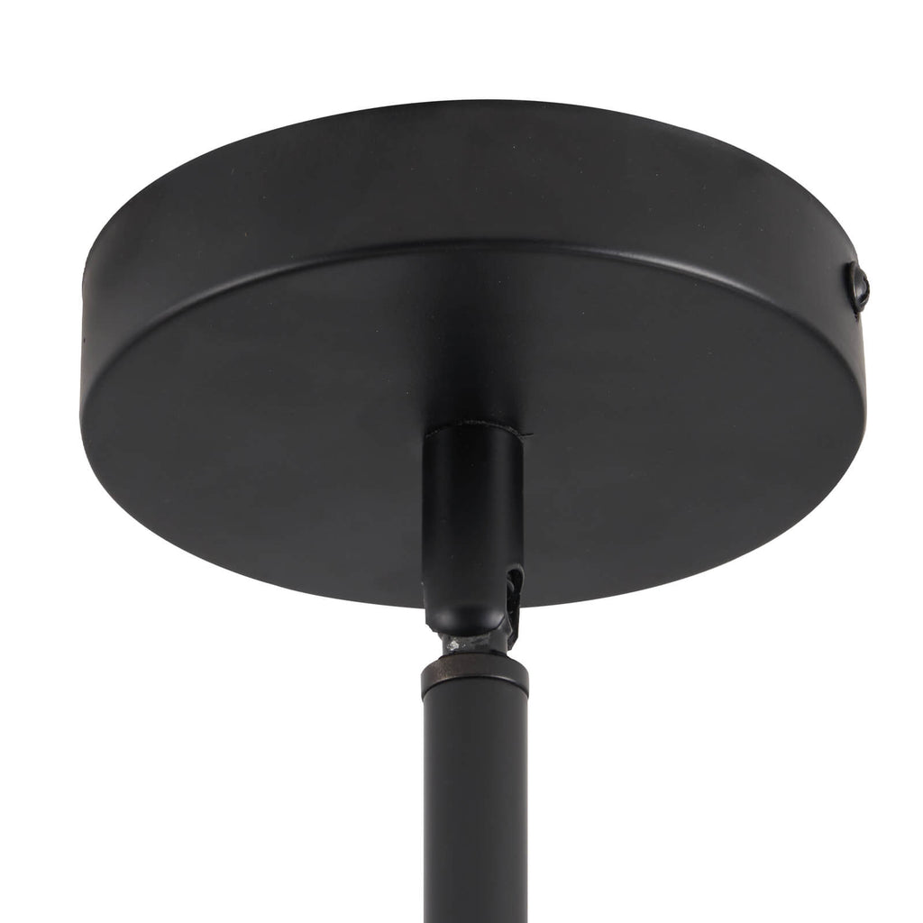 MOOONI-Modern-Black-Glass-Globe-Crystal-Chandelier-16-Lights-Fluns-Mount