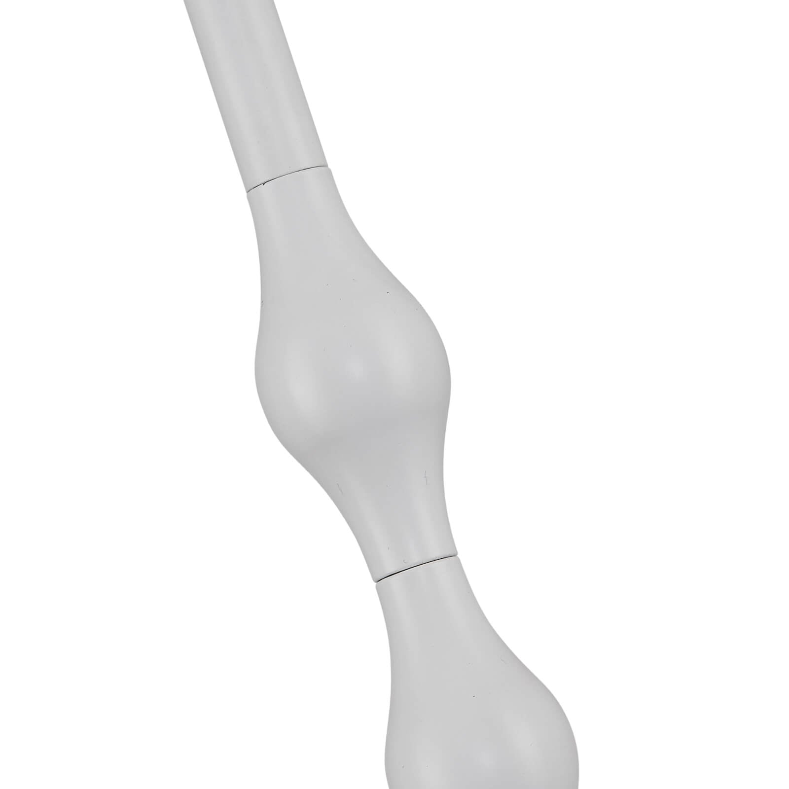 White Teardrop Candle Chandelier 8 Lights