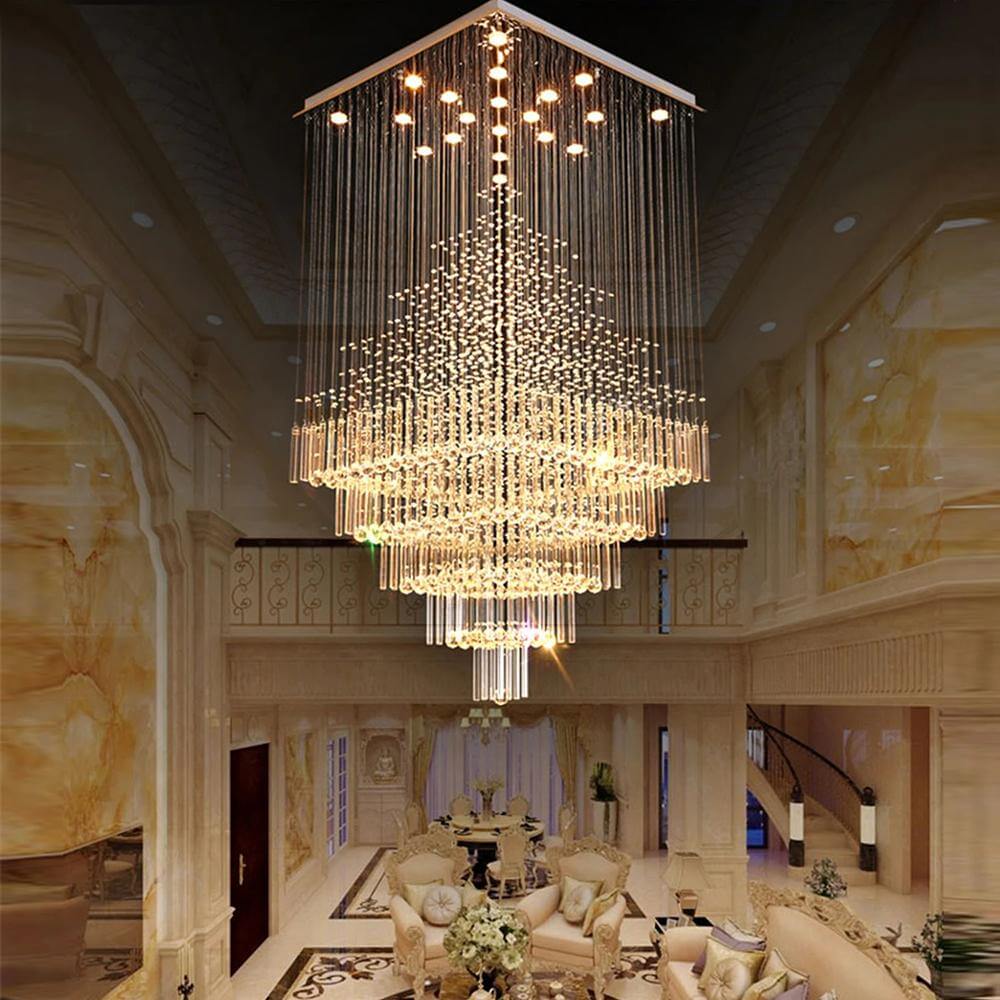 Oversized Tier Entry Foyer Chandelier For High Ceiling – MOOONI