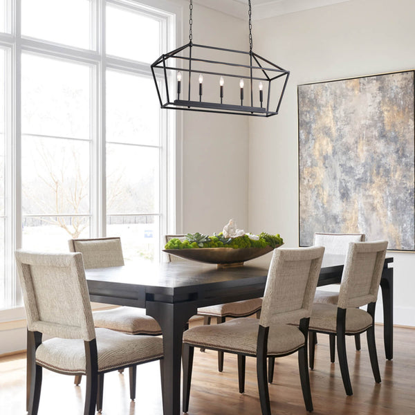 Rustic Iron Handmade 5 Lights Chandelier