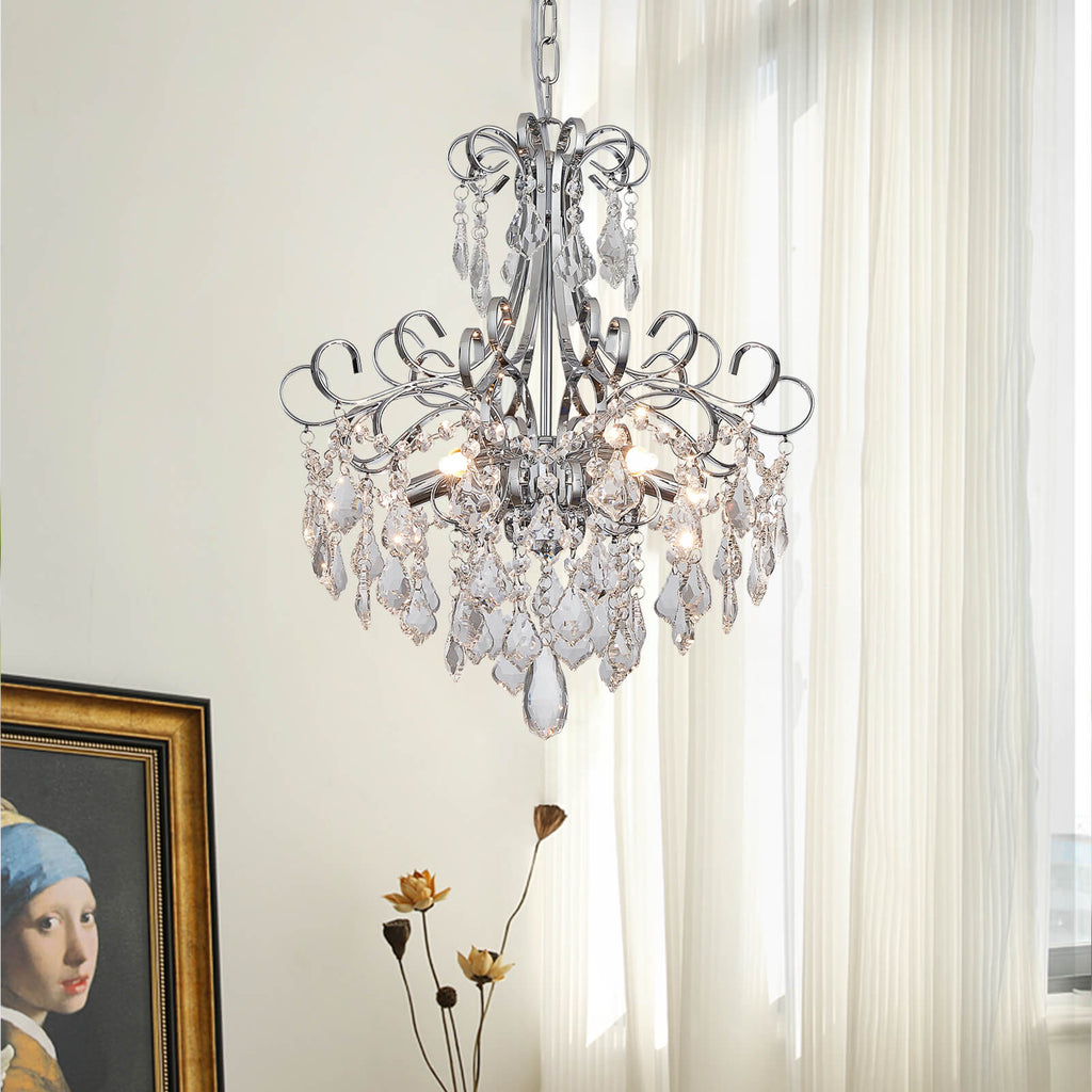 Classical Palace Flat Iron Fram Crystal Chandelier – MOOONI LIGHTING